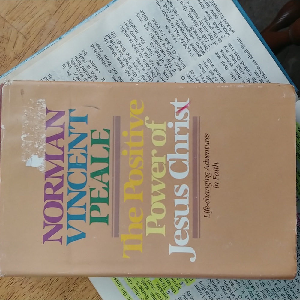 Tan Hardcover Book - The Positive Power of Jesus Christ
